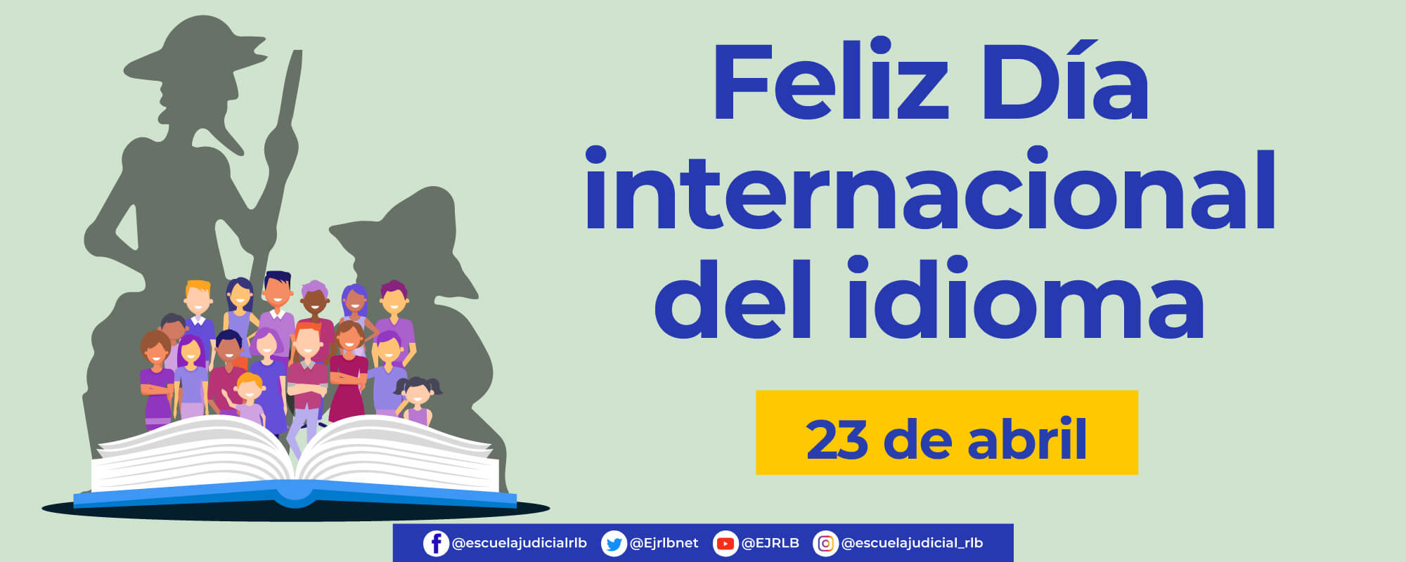 Banner del día internacional del idioma