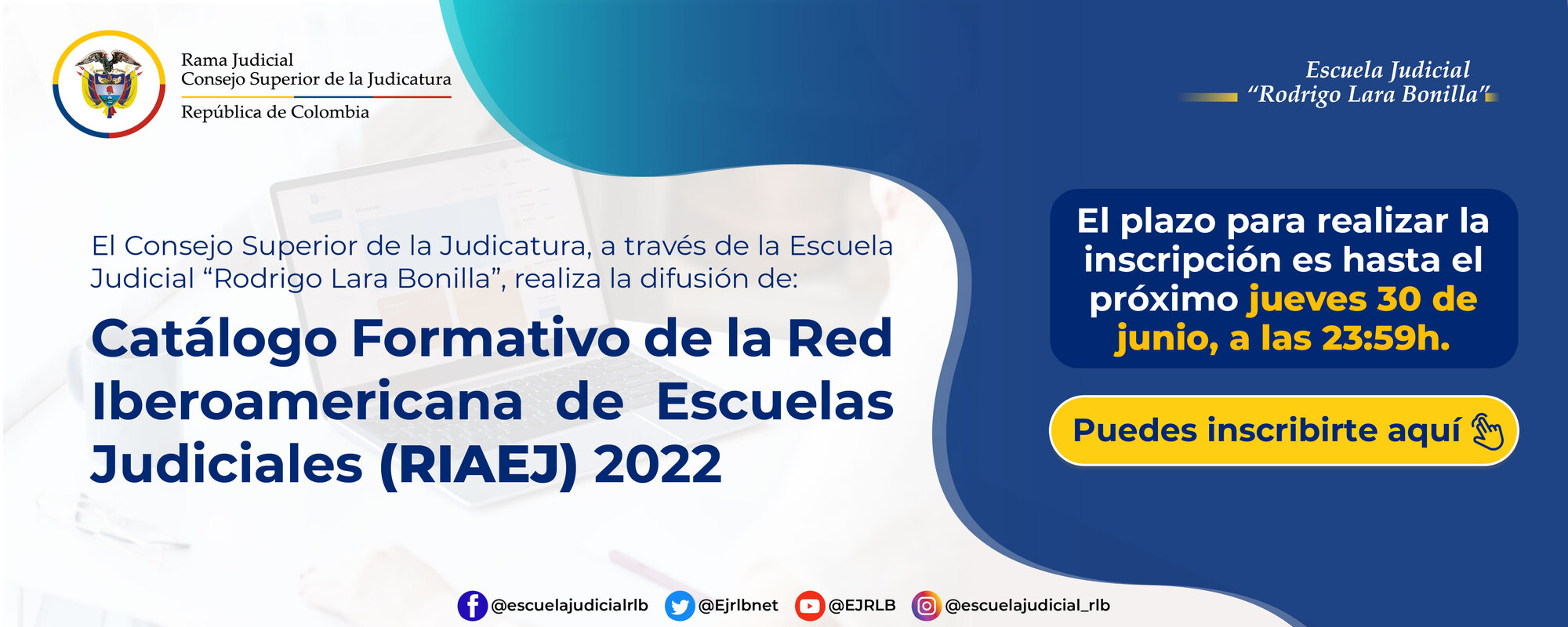 Catálogo Formativo de la Red Iberoamericana de Escuelas Judiciales (RIAEJ) 2022