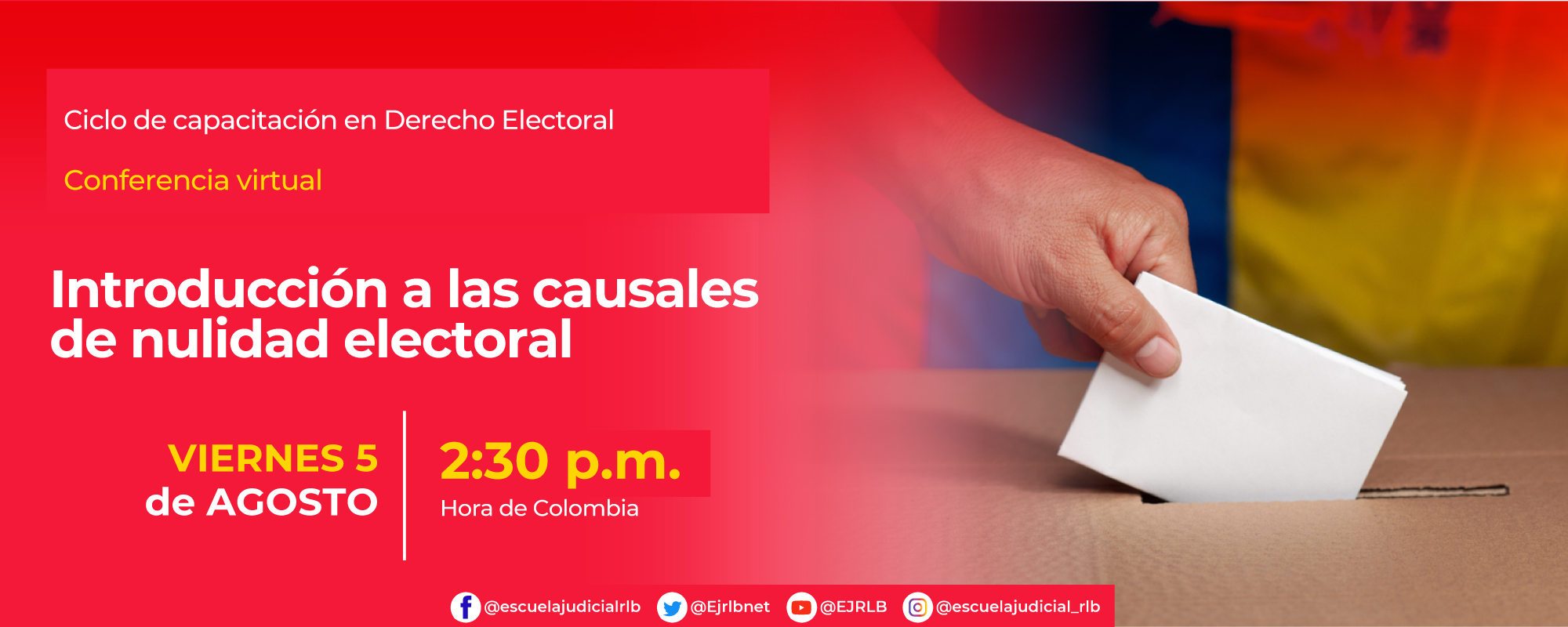 Introducción a las causales de nulidad electoral