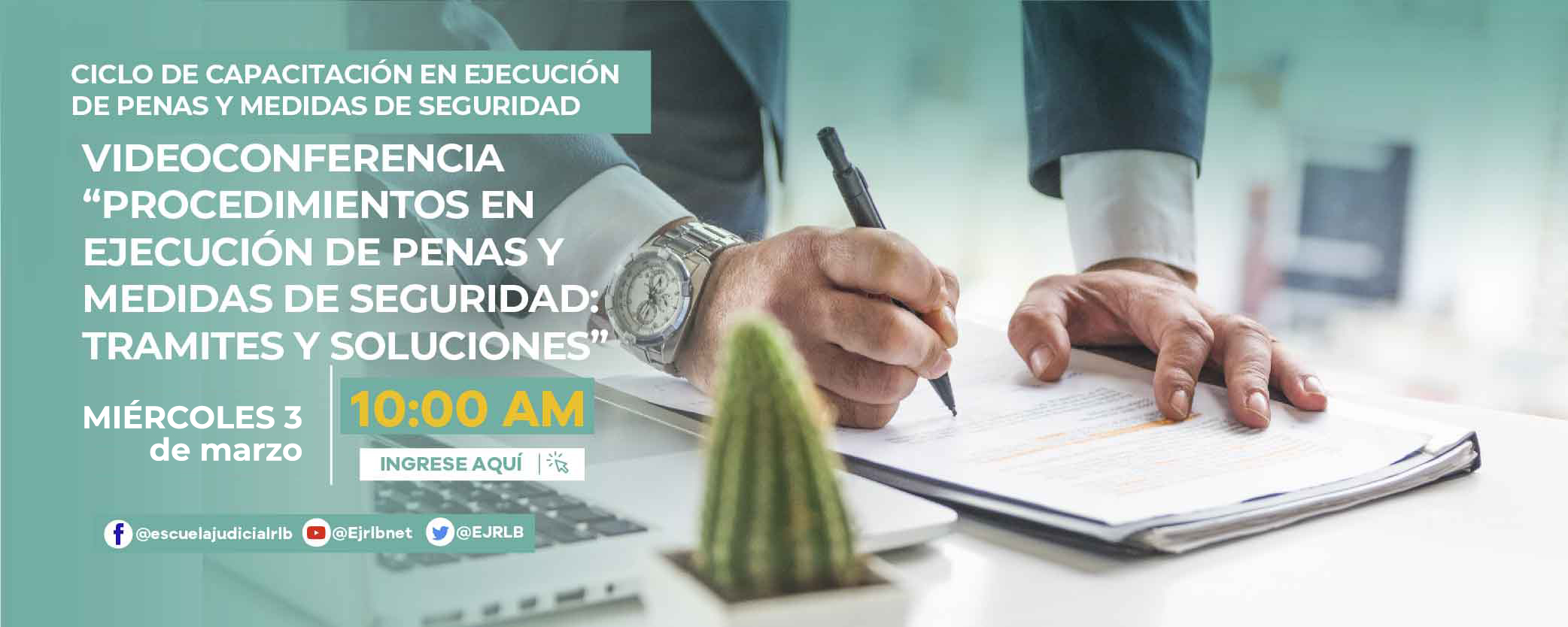 CICLO DE CAPACITACIONES EN EJECUCIÓN DE PENAS Y MEDIDAS DE SEGURIDAD 2ª CONFERENCIA VIRTUAL “PROCEDIMIENTOS EN EJECUCIÓN DE PENAS Y MEDIDAS DE SEGURIDAD: TRAMITES Y SOLUCIONES”, SEGUNDA PARTE.